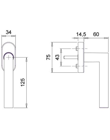Bild Fenstergriff Janus 1010/1032 Stand.,ov.,7/32,F1 - edi-1