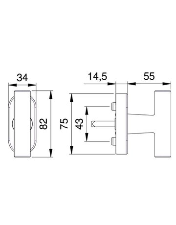 Bild Fenstergriff 1011/1035 Stand.,ov.,7/35,ER - edi-1