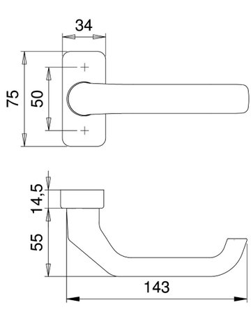 Bild Halbgarnitur Keto 1200/2034 o.Schl.ros.,8,RAL 8077 ma.besch.,o. Nr. - edi-1