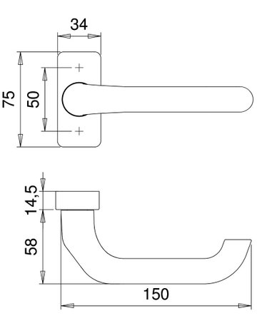 Bild Halbgarnitur Keto 1300/2034 o.Schl.ros.,8,RAL 8077 ma.besch.,o. Nr. - edi-1