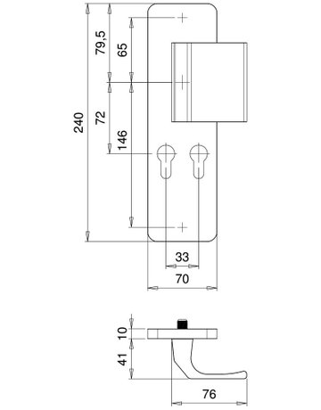 Bild SI-Wechselgrt.Twin 8667/9104 LS eck,10mm/PZ 60/108/8,F1,TS35-45 - edi-1