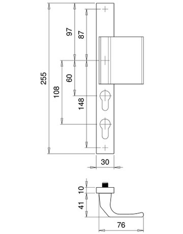 Bild SI-Wechselgrt.Twin 8666/9104 LS eck,10mm/PZ 60/108/8,F1,TS35-45 - edi-1