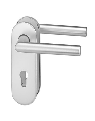 Bild SI-Drückergrt. Logo 8793/7203 KS oval ,12mm/PZ 72/8,F1,TS35-45 - edi-0