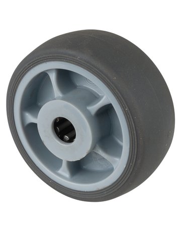 Bild Gummirad B44 Rad Ø 80, grau Achs Ø 12, 1 00kg - n.a.-0