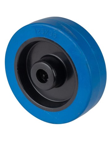 Bild Elastikreifen,blau KunststoffelgeB61.125 BS ROLLEN-0