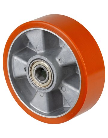 Bild Rad B90, Ø 160 orange Achs Ø 20, 600kg-0