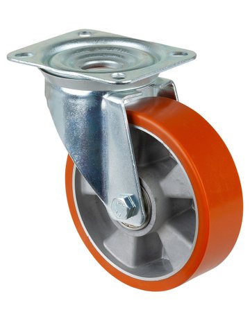 Bild Lenkrolle L400.B90 Rad Ø 160mm 300kg, St ahl verzinkt - BS ROLLEN-0