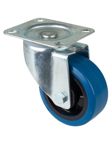 Bild Lenkrolle blau, Rollenkorb.LSS400.B61.125 BS ROLLEN-0