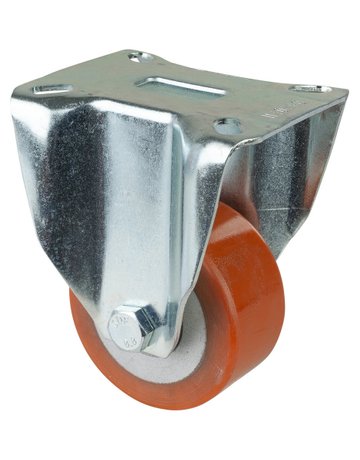 Bild Bockrolle 80mm N110.B90 Platte,Polyure G uss,KL N110.B90.081 BS ROLLEN-0