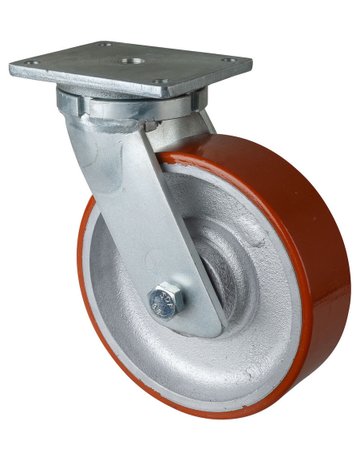 Bild Lenkrolle 250/75mm RR100. B15 Pl.,Polyur e Guss,KL RR100.C10.251 BS ROLLEN-0