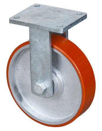 Bild Bockrolle 300/75mm RR110. B15 Pl.,Polyur e Guss,KL RR110.C10.301 BS ROLLEN-0
