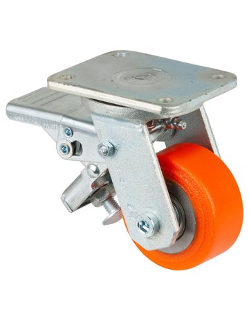 Bild Lenkrolle 80mm RR120.B15 Platte,Polyure Guss,KL RR120.C10.080 BS ROLLEN-0