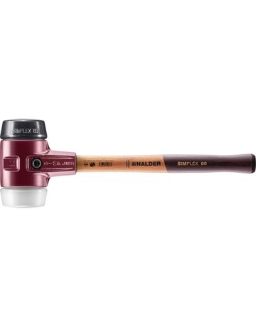 Bild Schonhammer SIMPLEX 80mm Gummi/Superp. H alder - Halder-0