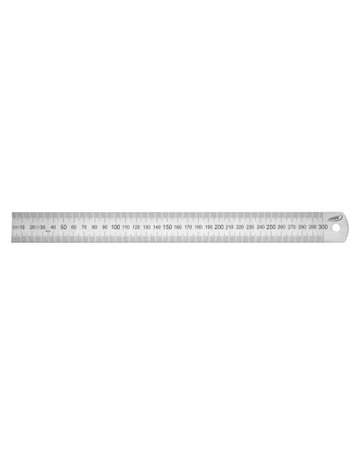 Bild Biegsamer Stahlmaßstab 300x15x0,5mm INOX HP - PREISSER-0