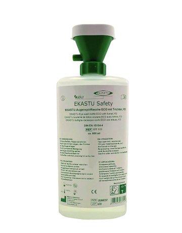 Bild Augenspülflasche ECO mit Trichter, ca. 6 00ml - EKASTU Safety-0