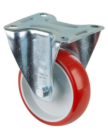 Bild Bockrolle rot 100 mm 125 KG - BS ROLLEN-0