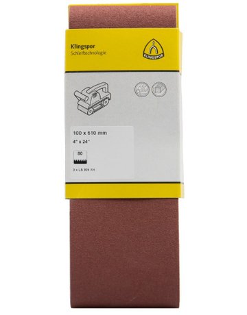 Bild Schleifband 100x610/Korn-120Klingspor-0