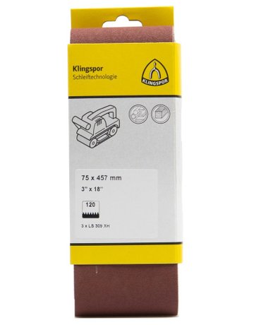 Bild Schleifband 75x457/Korn-80 Klingspor-0