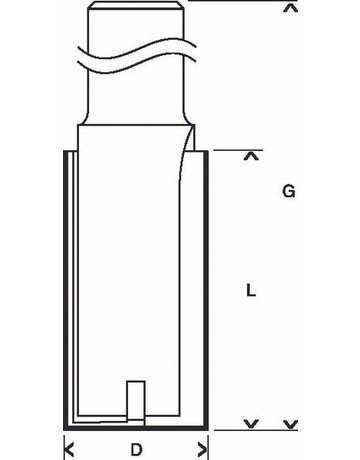 Bild HM Nutfräser Ø 16,0x31,8x66 mm Bosch-4