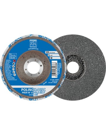 Bild Schleifrad POLINOX 125mm weich Pferd-0