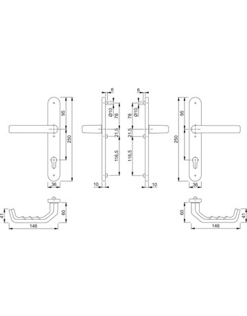 Bild RahmenGrt.SchildF1-2 1313G/3357N,8/92PZ - HOPPE-2