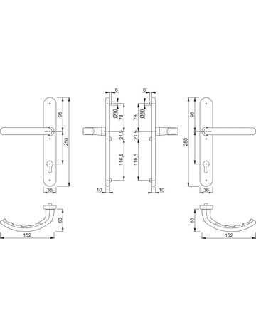 Bild Garnitur Schild1500/3357N GRT F1-2 8 PZ- 92 67-72 - HOPPE-2