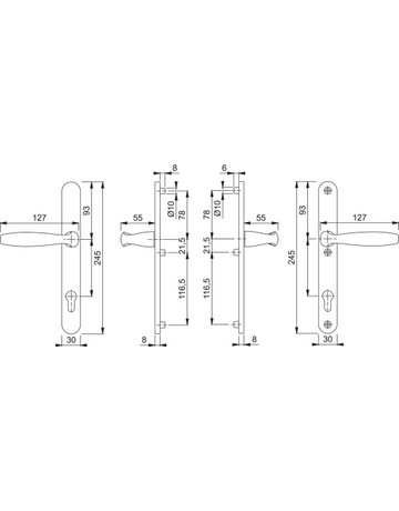 Bild RahmenGrt.SchildF9016 1810/3346,8/92PZ - HOPPE-2
