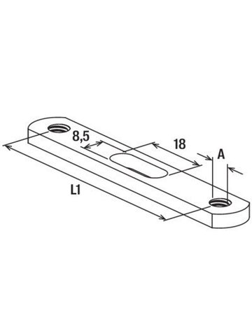 Bild fischer Doppelhalterplatt DPP 85-1