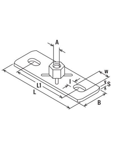 Bild fischer Grundplatte GPL M8-1