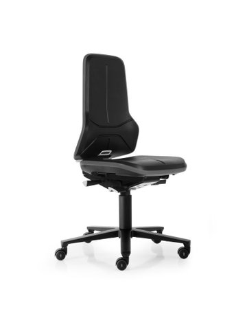 Bild Bimos Arbeitsstuhl ESD Neon 2, grau Sitzhöhe 450-620 mm mit Rollen, ohne Polster-0