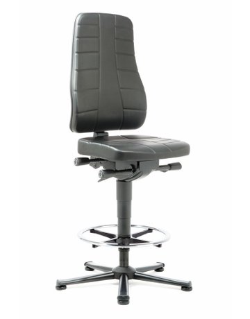 Bild Bimos Arbeitsstuhl 9641-2571 All-In-One 3 Sitzhöhe 570-830 mm mit Gleiter, Kunststoff-0