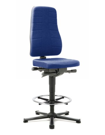 Bild Bimos Arbeitsstuhl 9641-6802 All-In-One 3 Sitzhöhe 570-830 mm mit Gleiter, Stoff-0