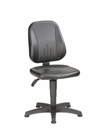 Bild Bimos Arbeitsstuhl 9650-0551 Unitec 1 Sitzhöhe 440-620 mm mit Gleiter, Kunstlede-0