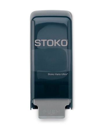 Bild Stoko Vario Ultra schwarz Kunststoffwandspender für 1 u. 2 l Softflaschen Spenders-0