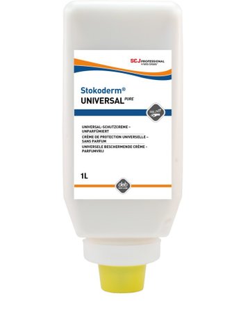 Bild Stokoderm UNIVERSAL PURE Hautschutzcreme univers. 1.000 ml Softflasche-0