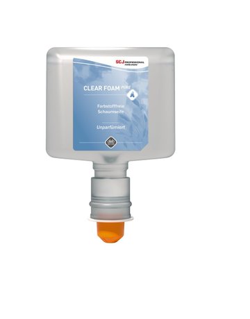Bild CLEAR FOAM PURE milde Schaumseife 1,2 l Kartusche Duft- und farbstofffrei - Stoko-0