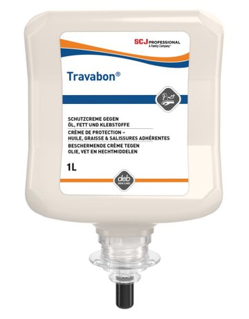 Bild Travabon Hautschutzcreme 1 l Kartusche-0