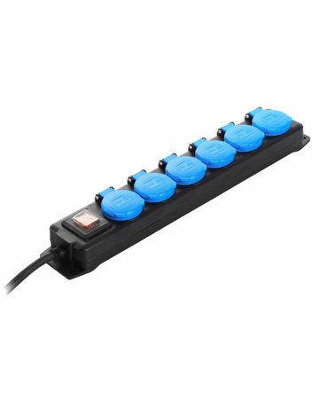 Bild 6-fach Verteilersteckdose IP44, 1,5m H07 RN-F3G1,5 - as Schwabe TechnikProdukte-0