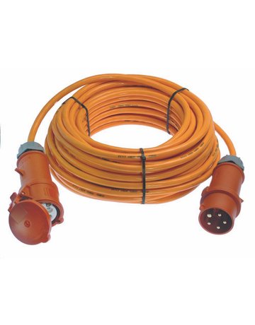 Bild CEE-Verlängerung 16A,25m H07BQ-F5G2,5 or ange 400V - as Schwabe TechnikProdukte-0