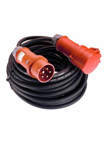 Bild CEE-Verlängerung 10m H07RN-F5G6,0, schwa rz 32A - as Schwabe TechnikProdukte-0