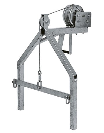 Bild Handwinde mit Gestell 20mtr. Seillänge m üba - müba-0