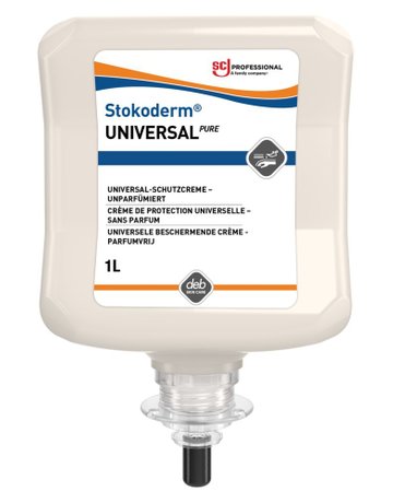 Bild Stokoderm UNIVERSAL PURE Hautschutzcreme univers. 1 l Kartusche-0