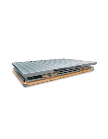 Bild Materialcontainer MC 1300 verzinkt, zerl egt, 3,00 m - Neutral-2
