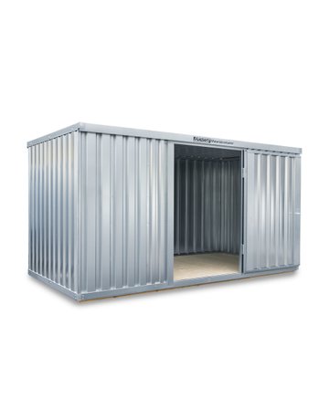 Bild Materialcontainer MC 1400 verzinkt, zerl egt, 4,00 m - Neutral-0
