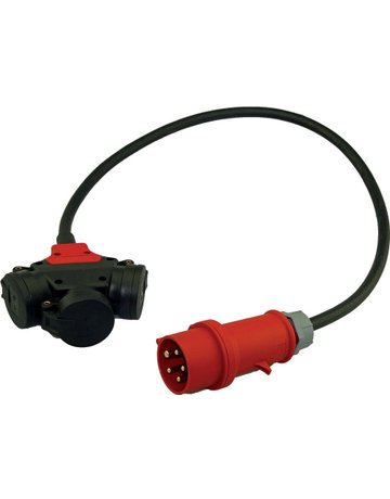 Bild Dreifach-Verteiler IP44 1m H07RN-F5G2,5 CEE 16A Althoff - Neutral-0