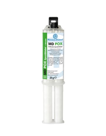 Bild MD-pox Epoxidkleber 1:1 Doppelspritze 25 g - Neutral-0