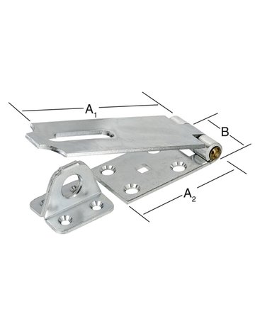 Bild Überfalle stark mit Öse 85X35mm Nr. 2114 0 VORMANN-1