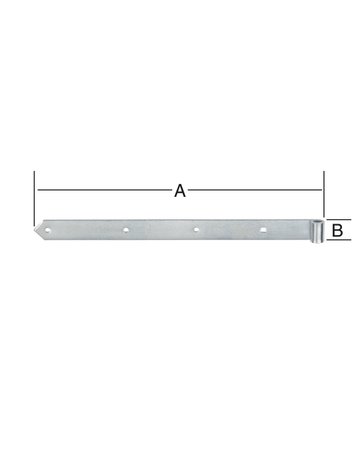 Bild Ladenband 300x30x10mm verzinkt VORMANN-1