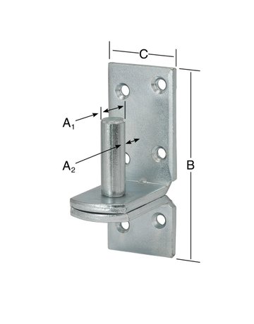 Bild Aufschraubkloben DII 13x103 mm verzinkt VOR MANN - VORMANN-1