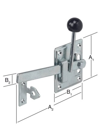 Bild Gartentorfalle Typ 1 100x80 mm verzinkt VOR MANN - VORMANN-1